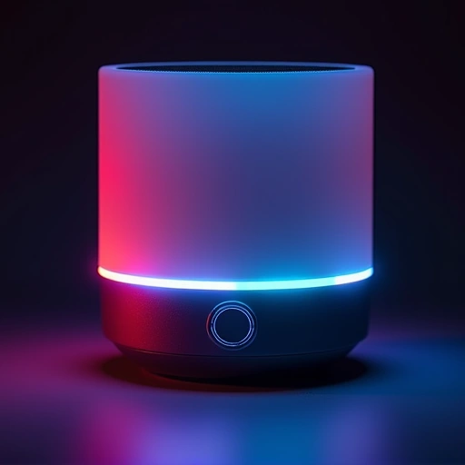 Caixa de Som Bluetooth e Carregador Sem Fio G Google LED RGB - Achei na Lojinha