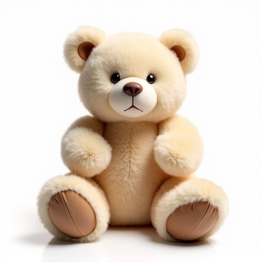 Urso de Pelúcia com Macacão Fofinho - O Companheiro Perfeito para Abraços e Aconchego - Achei na Lojinha